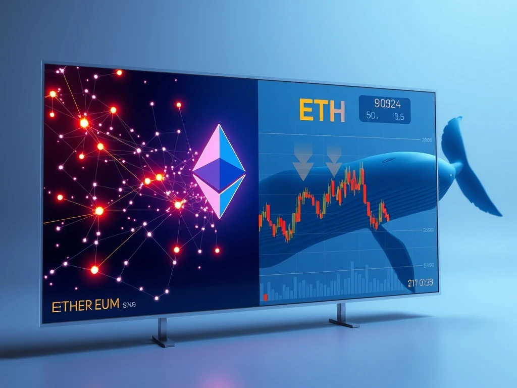 Ethereum blockchain network activity versus price divergence analysis showing fundamental strength amid market uncertainty