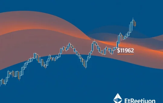 Ethereum price analysis chart showing critical support and resistance levels at $1,866 and $1,962.