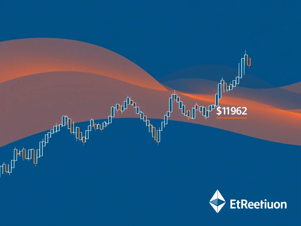 Ethereum price analysis chart showing critical support and resistance levels at $1,866 and $1,962.