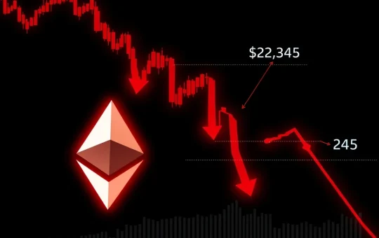 Ethereum price chart analysis showing key technical levels at $2,042 and $2,345 for traders