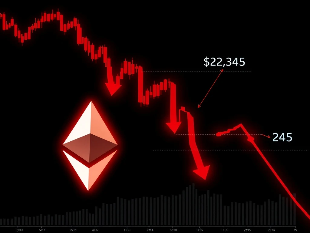 Ethereum price chart analysis showing key technical levels at $2,042 and $2,345 for traders