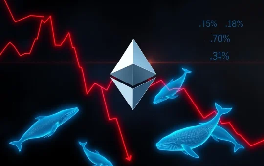 Analysis of Ethereum's price drop to $2,300 and subsequent whale buying after major liquidations.