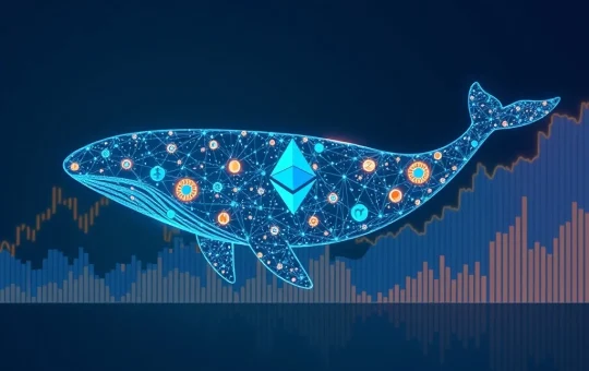 Ethereum whale accumulation analysis showing blockchain transaction patterns and market indicators