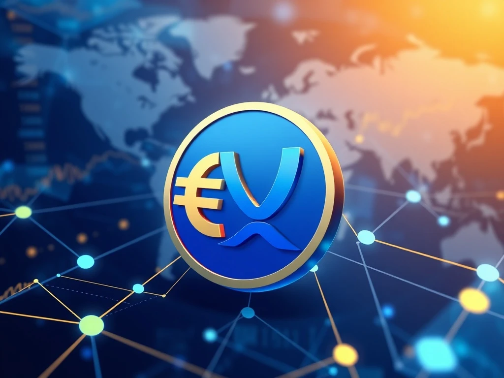 EUR CoinVertible stablecoin deployment on XRP Ledger blockchain network with Ripple custody integration