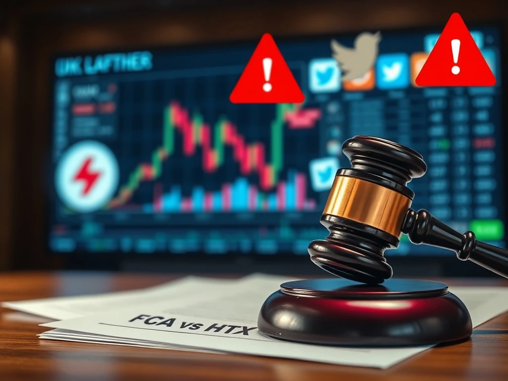 FCA legal action against HTX for illegal crypto advertising targeting UK consumers