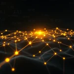 Game theory in crypto showing honest blockchain nodes cooperating successfully while isolated cheating nodes fail