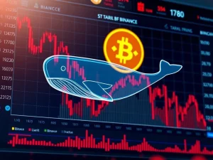 Garrett Jin Bitcoin transfer analysis during Trump tariff news causing market volatility.