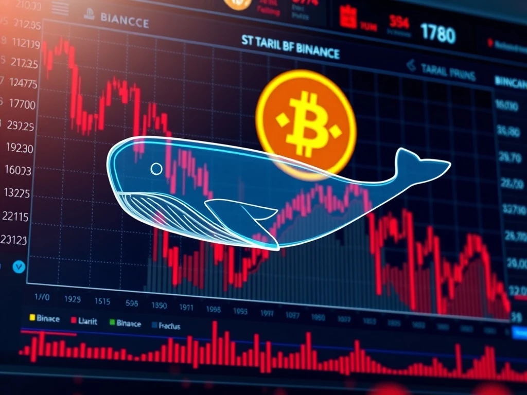 Garrett Jin Bitcoin transfer analysis during Trump tariff news causing market volatility.