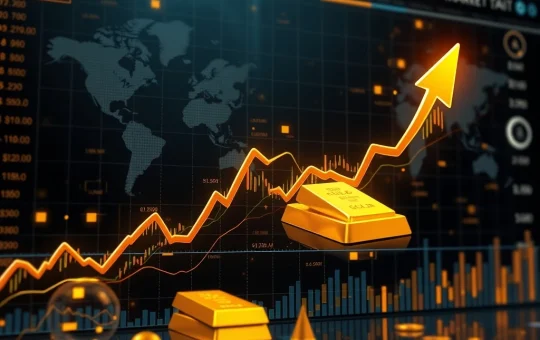 Gold price prediction analysis showing institutional targets amid market volatility