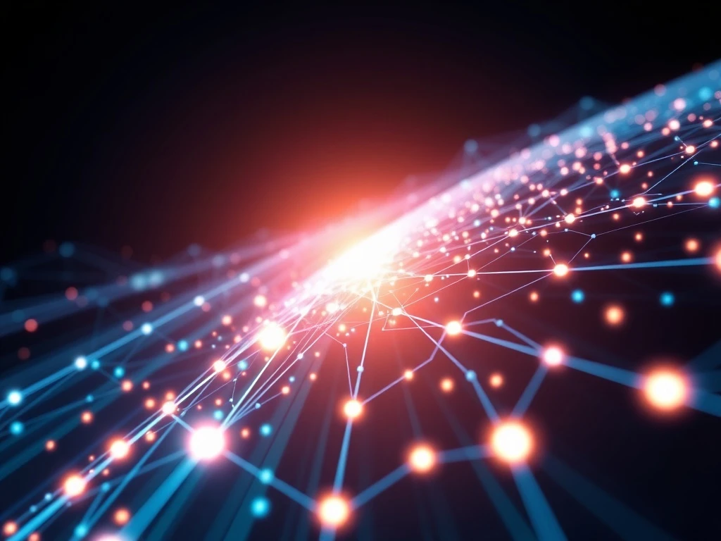 Illustration of high-speed blockchain growth showing increased daily active user migration.