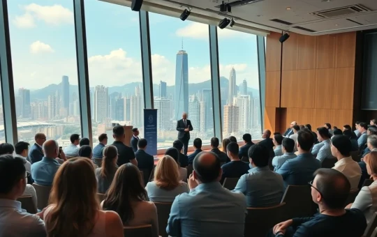Global investors and founders networking at the HSC Asset Management Conference in Hong Kong