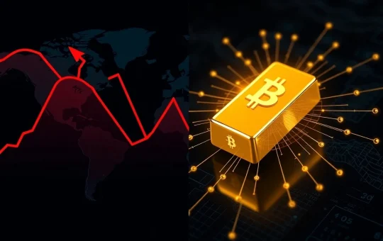 January 2026 cryptocurrency market shift analysis showing Bitcoin decline and tokenized gold growth