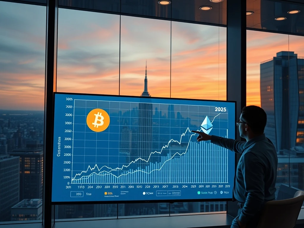 JPMorgan's analysis predicts a 2026 cryptocurrency market recovery driven by institutional investment.