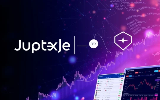 Jupiter DEX and Polymarket integration enables prediction market trading on Solana blockchain