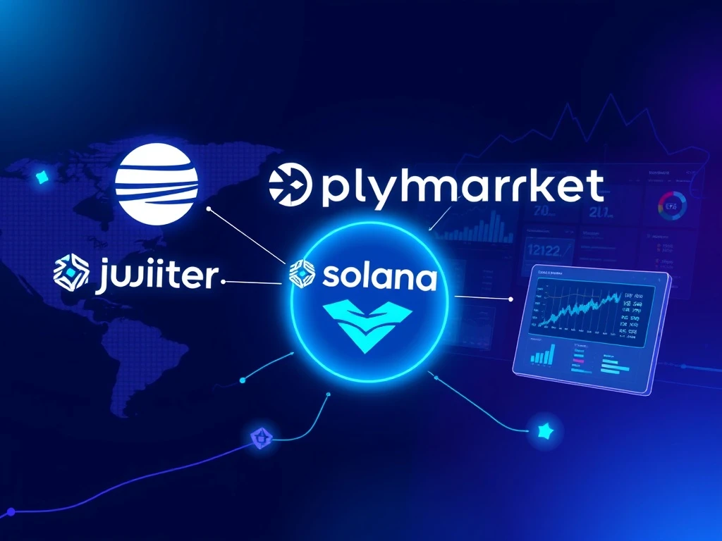 Jupiter assists Polymarket launch on Solana blockchain for expanded prediction market access