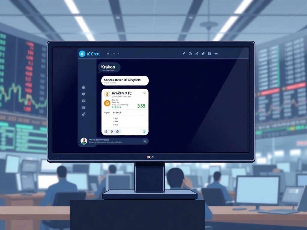 Kraken ICE Chat integration provides secure OTC crypto trading for institutional Wall Street traders.