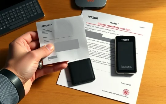 How scammers use fake postal letters to attack Ledger and Trezor hardware wallet security