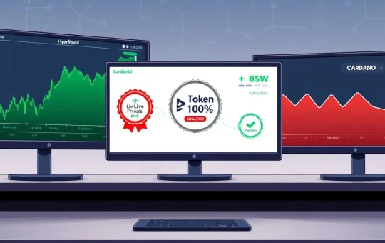 LivLive crypto presale analysis comparing Hyperliquid gains and Cardano price movements in cryptocurrency markets