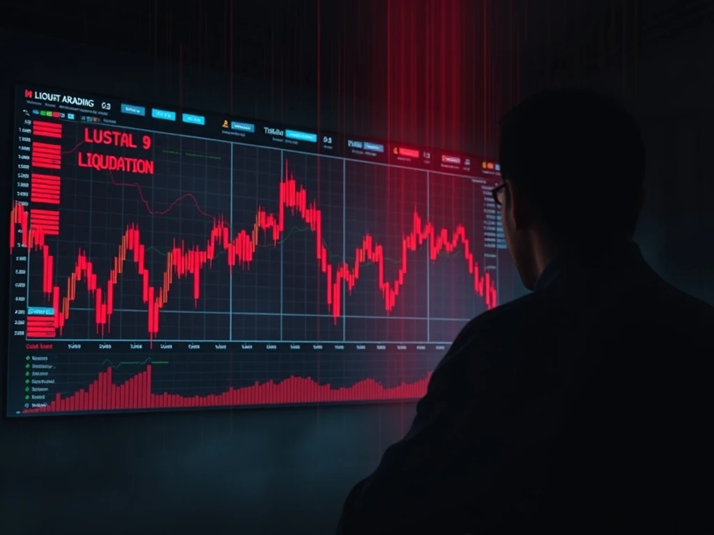 Visual metaphor for Machi Big Brother's $27.5 million crypto liquidation loss on Hyperliquid.