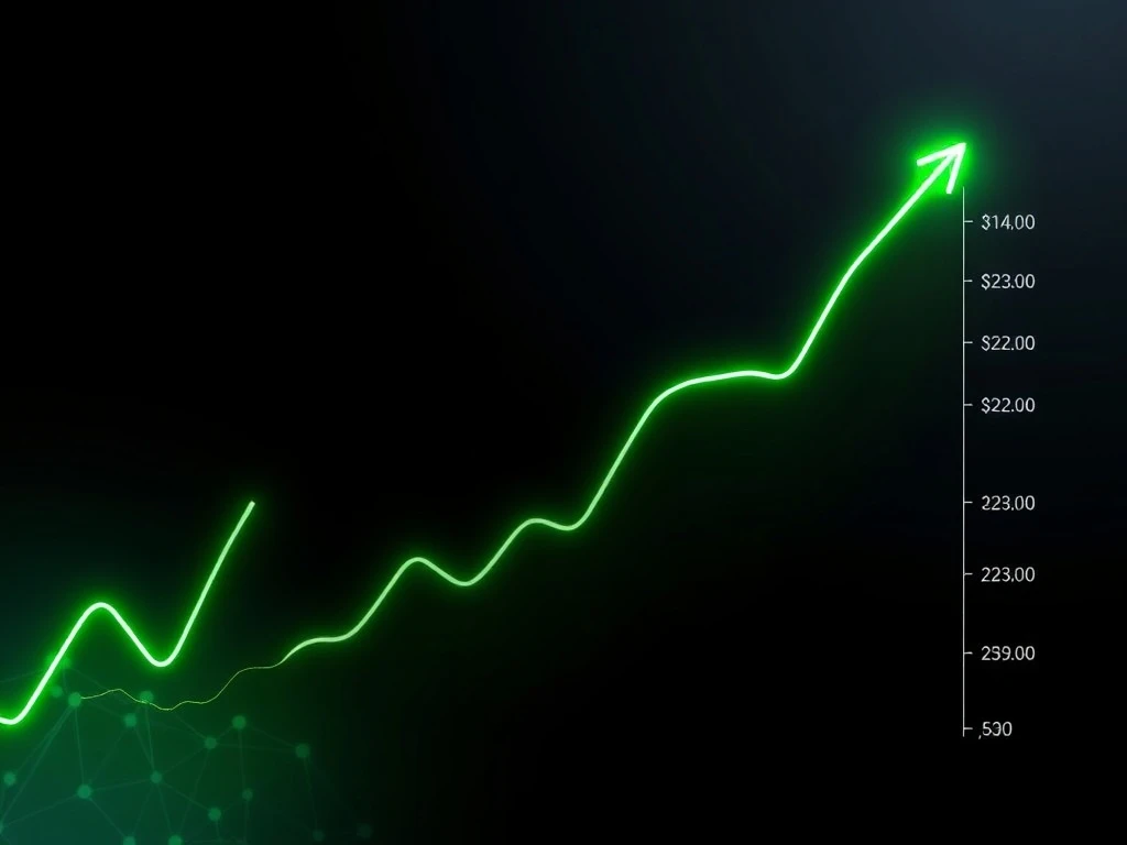 Magic Eden token price chart showing a bullish ascending channel pattern predicting a continued rally.