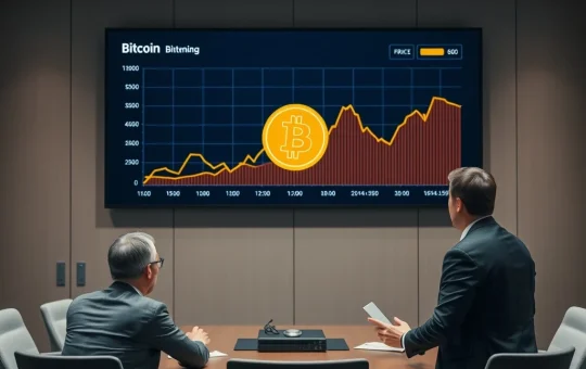 Morgan Stanley and Phong Le discuss long-term Bitcoin strategy and corporate treasury planning in a boardroom.