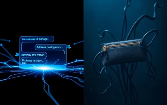 Phantom Chat 2026 announcement contrasted with address poisoning scam security risks