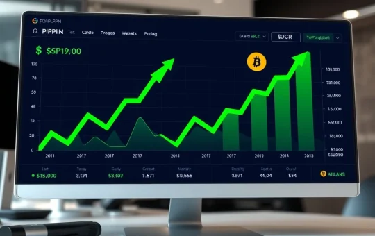 Cryptocurrency market dashboard showing $PIPPIN and $DCR leading daily gainers with significant price increases