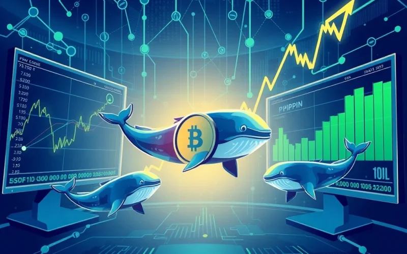PIPPIN cryptocurrency whale accumulation driving market rally with on-chain data analysis