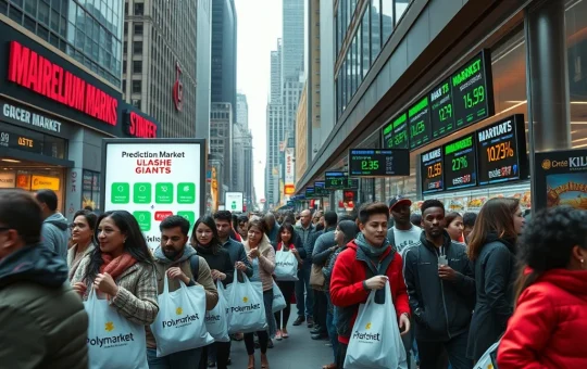 Polymarket and Kalshi prediction market grocery giveaway clash in New York City