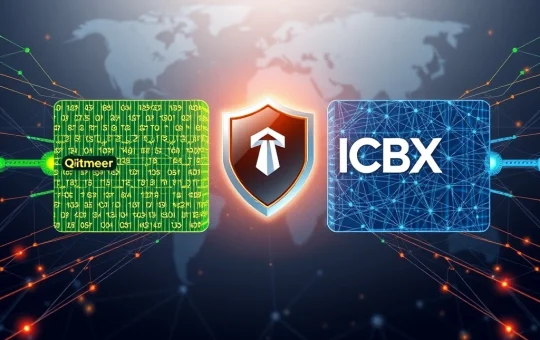Strategic alliance between Qitmeer Network and ICBX Network enhancing blockchain security and DAG performance for Web3.