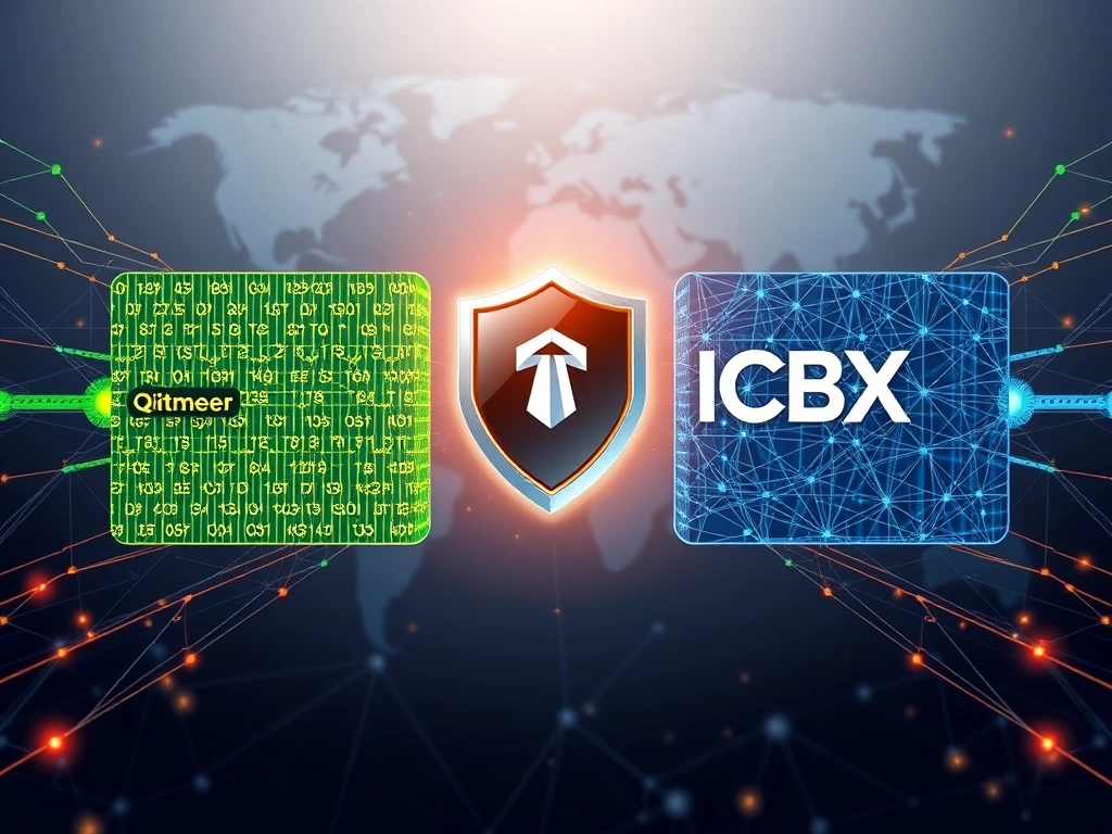 Strategic alliance between Qitmeer Network and ICBX Network enhancing blockchain security and DAG performance for Web3.