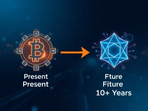 Bitcoin security versus quantum computing threat analysis showing manageable long-term risk timeline