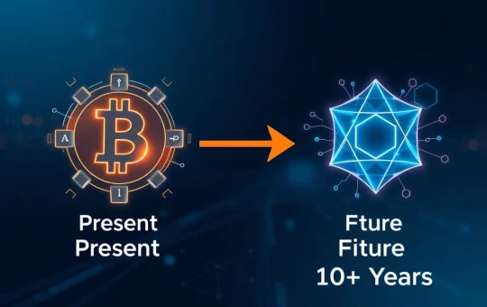 Bitcoin security versus quantum computing threat analysis showing manageable long-term risk timeline