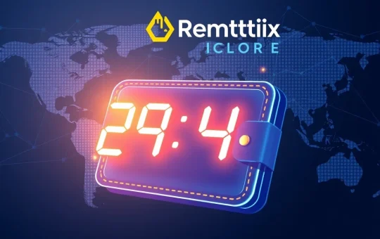 Remittix 300% crypto bonus countdown for presale participants with global payment network visualization