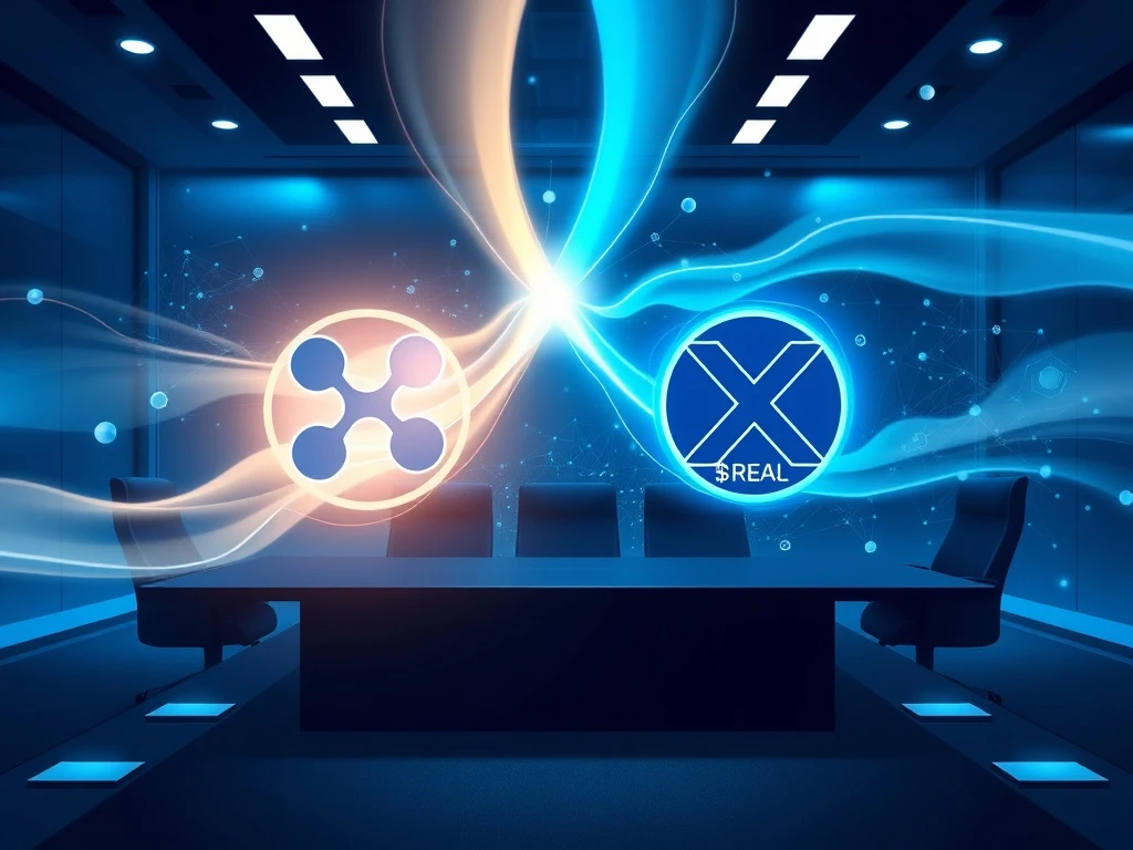 Ripple and X platform partnership for XRP Ledger integration and $REAL token listing