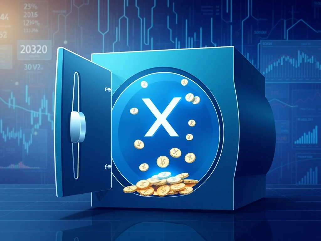 Ripple's XRP escrow unlock strategy and cryptocurrency market impact visualization
