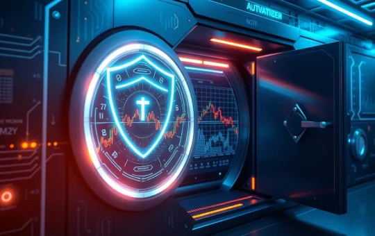 Runbot AI-powered security system protecting cryptocurrency investments from market volatility and cyber threats