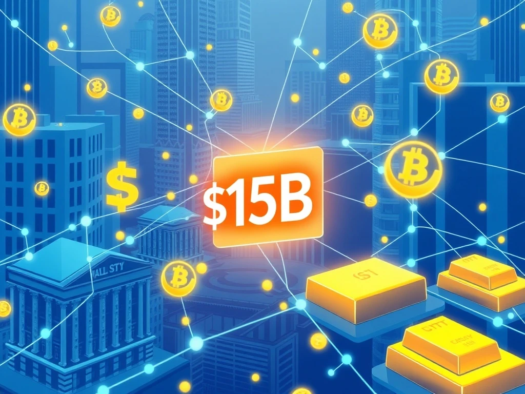 Blockchain technology transforming traditional finance through RWA market growth and tokenized treasuries