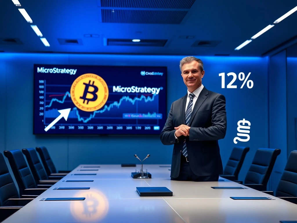 Michael Saylor explains MicroStrategy's Bitcoin dividend strategy requiring minimal growth for sustainability