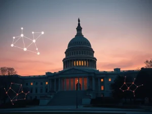 U.S. Capitol building representing Senate Banking Committee crypto market structure bill discussions with SEC