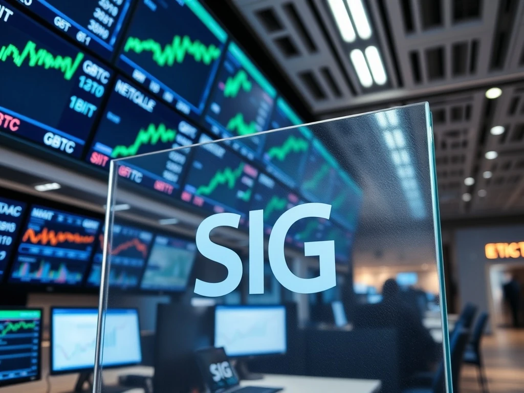 SIG investment in Bitcoin ETFs with GBTC as the core holding for institutional portfolios