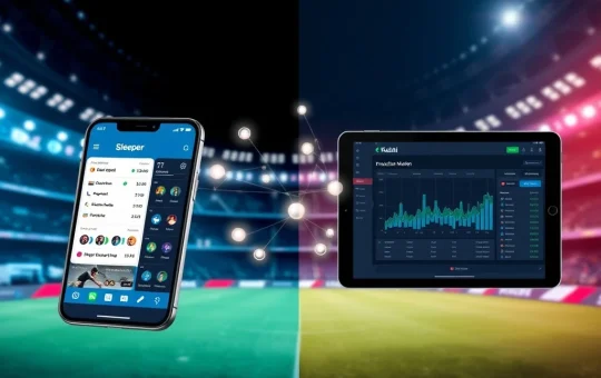 Sleeper app integrates Kalshi prediction market for real-money sports event contracts.