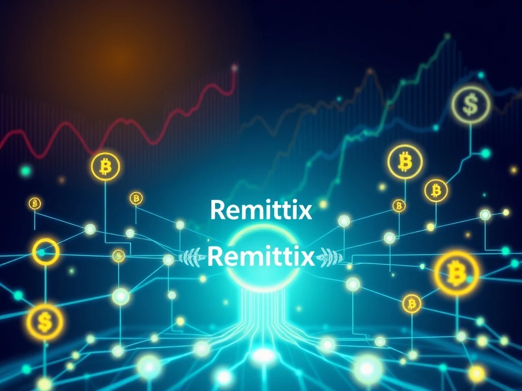 Onchain data visualization showing smart money flowing to Remittix blockchain payment infrastructure after market correction