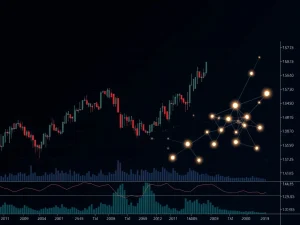 Solana price chart analysis showing bearish trend with blockchain network activity metrics overlay