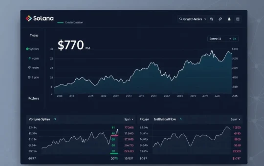 Solana price analysis showing smart money accumulation patterns near $70 support level