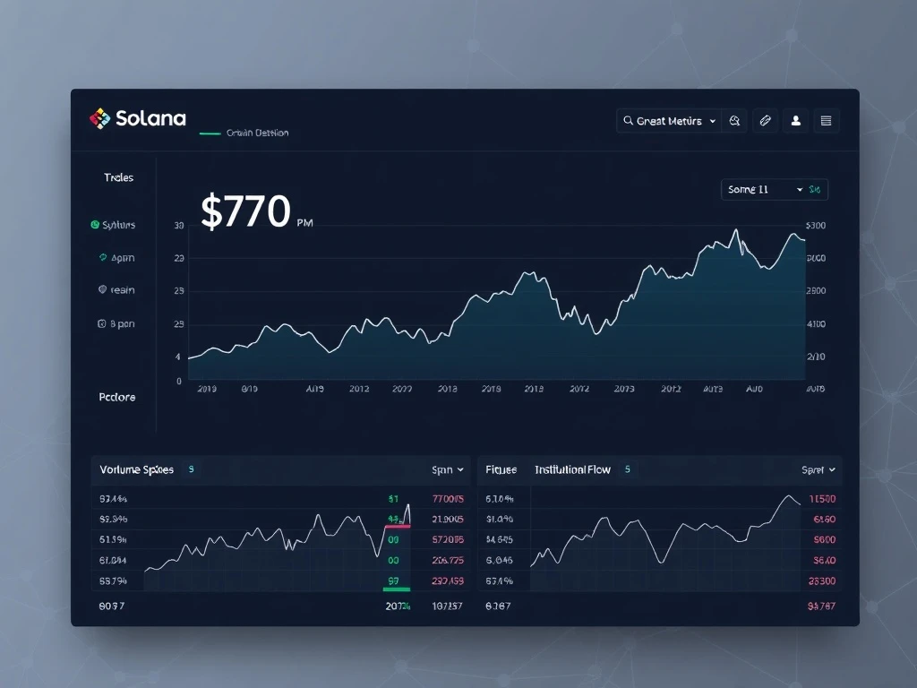 Solana price analysis showing smart money accumulation patterns near $70 support level