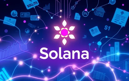Solana blockchain platform achieving a $1.66 billion milestone in tokenized real-world asset finance.