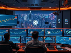 South Korea's AI surveillance system monitoring cryptocurrency trading in real-time for market manipulation detection