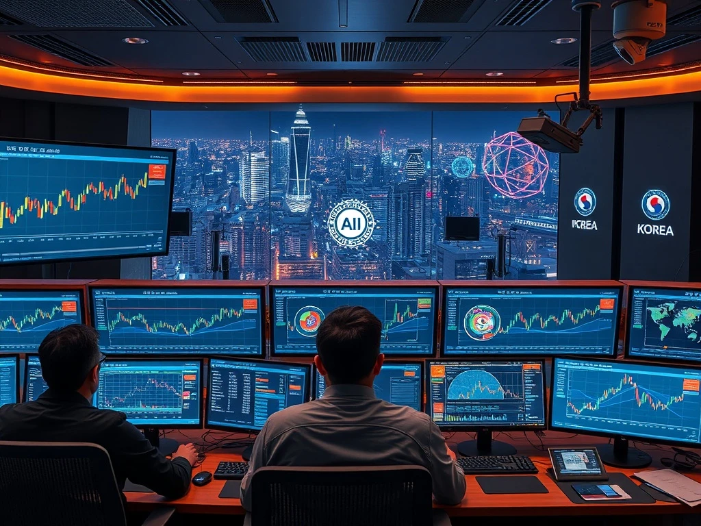 South Korea's AI surveillance system monitoring cryptocurrency trading in real-time for market manipulation detection