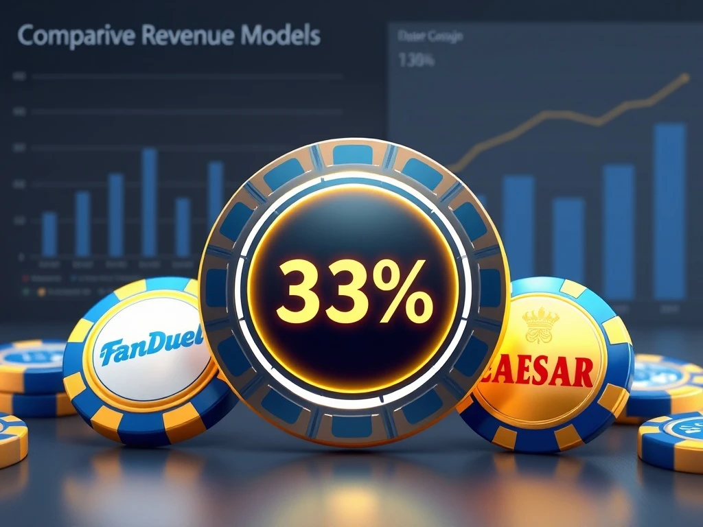 Spartans 33% CashRake system compared to FanDuel and Caesars traditional casino models